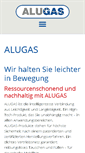 Mobile Screenshot of alugas.de