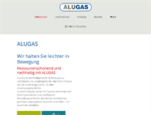 Tablet Screenshot of alugas.de